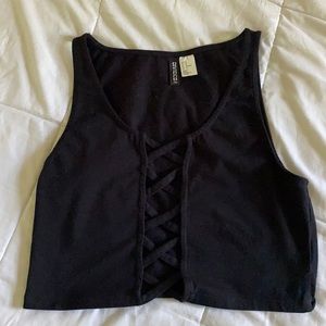 H&M Laced Crop Top